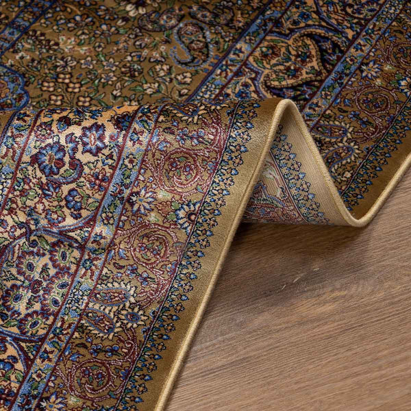 שטיח קום משי 30 בז' ראנר  | QOM