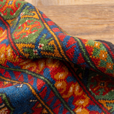 שטיח  אפגני בוכרה 00 כחול 184*129  | Bokhara Rug