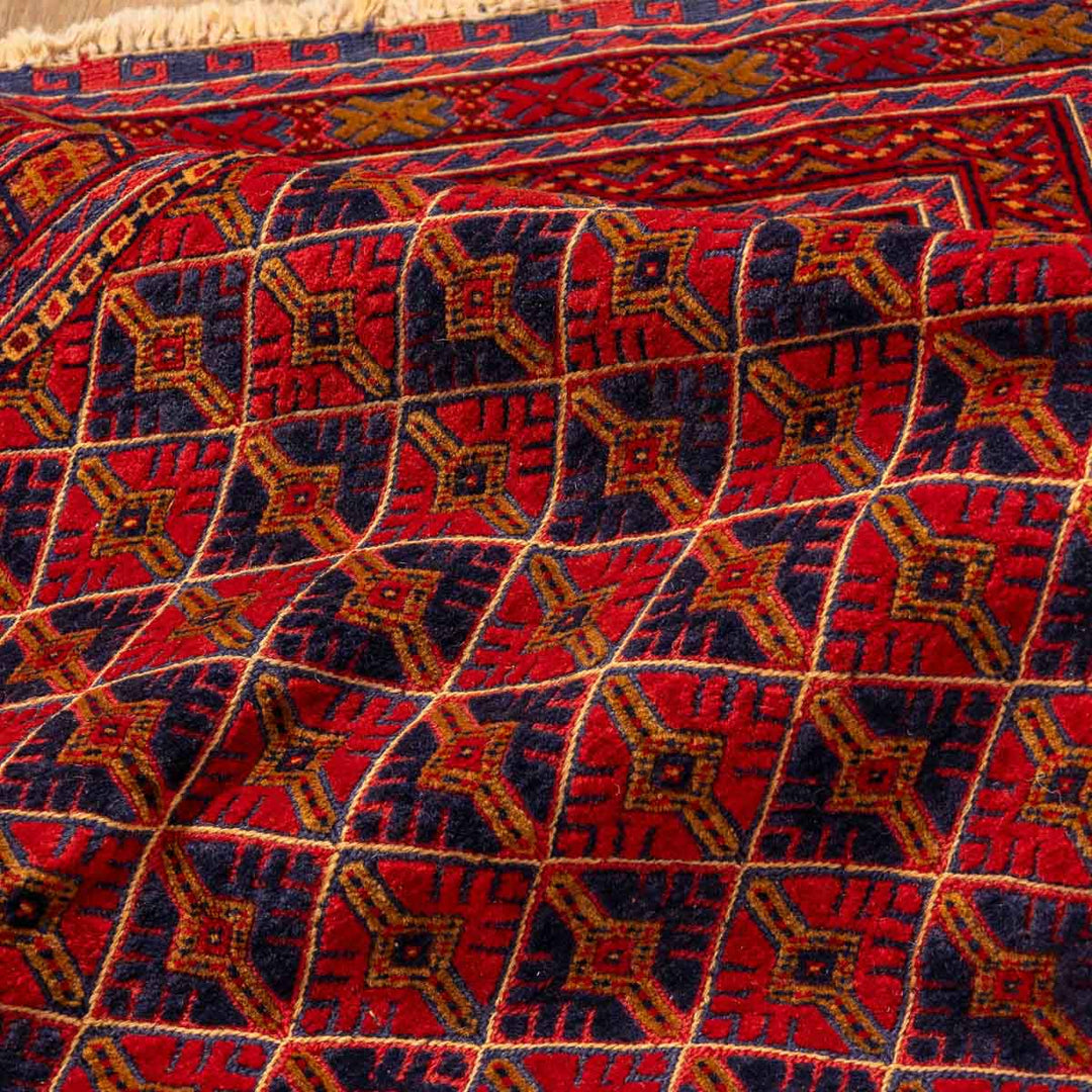 שטיח אוזבקי 00 אדום 190*151 | Uzbek