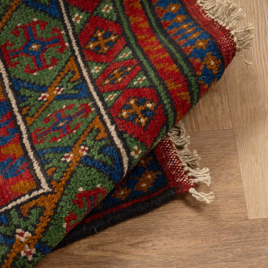 שטיח אפגני בוכרה 00 כחול 245*152 | Bokhara Rug