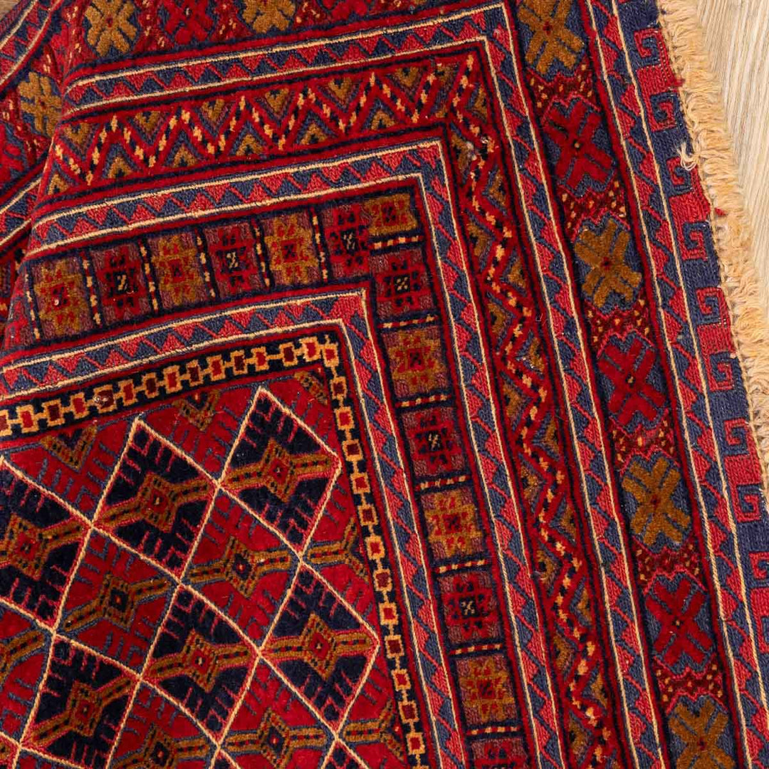 שטיח אוזבקי 00 אדום 190*151 | Uzbek