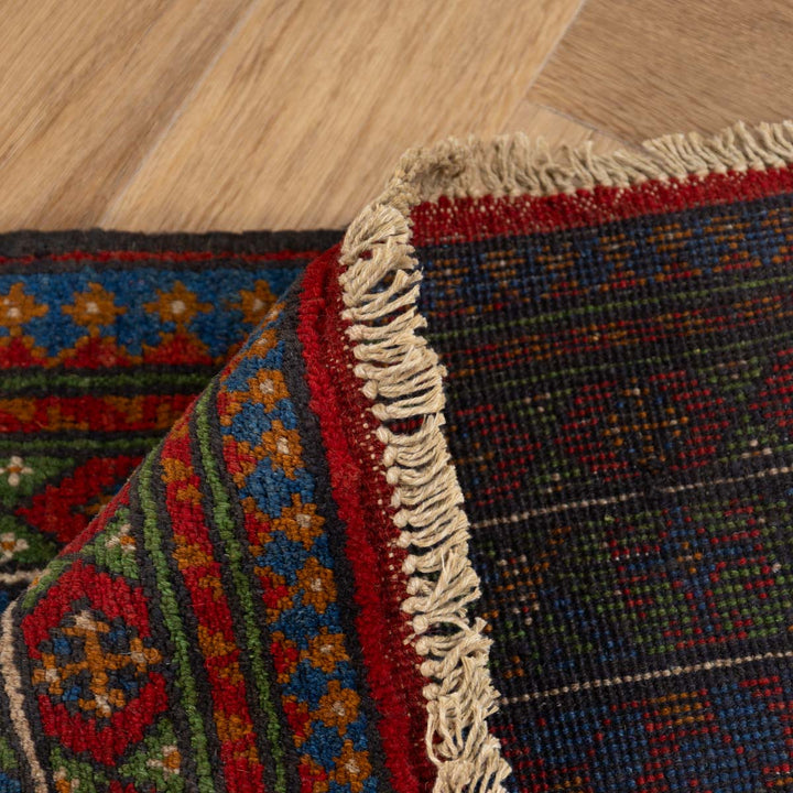 שטיח אפגני בוכרה 00 כחול 245*152 | Bokhara Rug