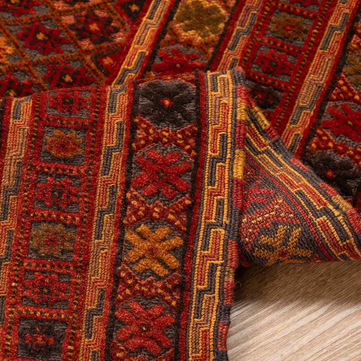 שטיח אוזבקי 00 אדום 186*157 | Uzbek