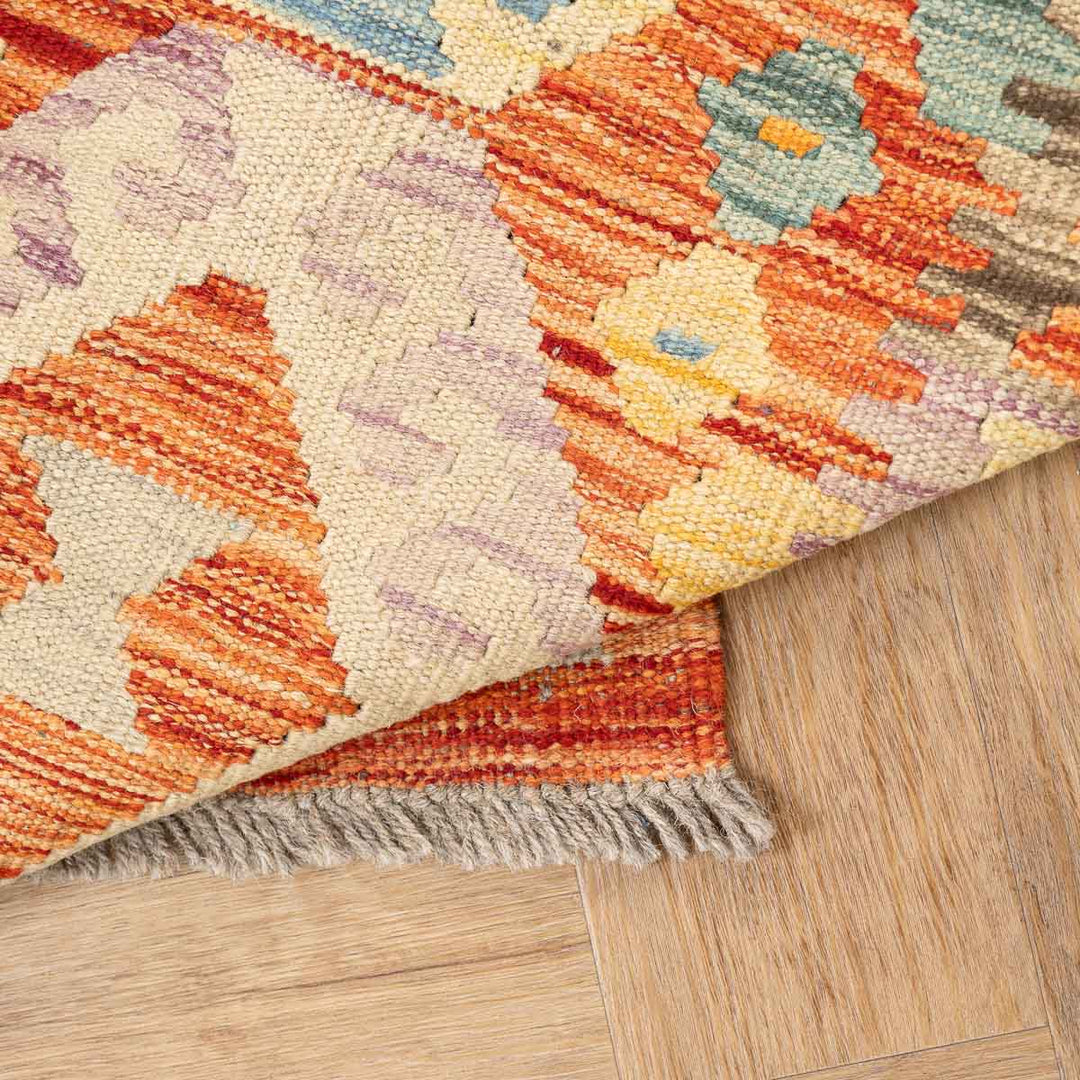 שטיח קילים אפגני 00 צבעוני 294*78