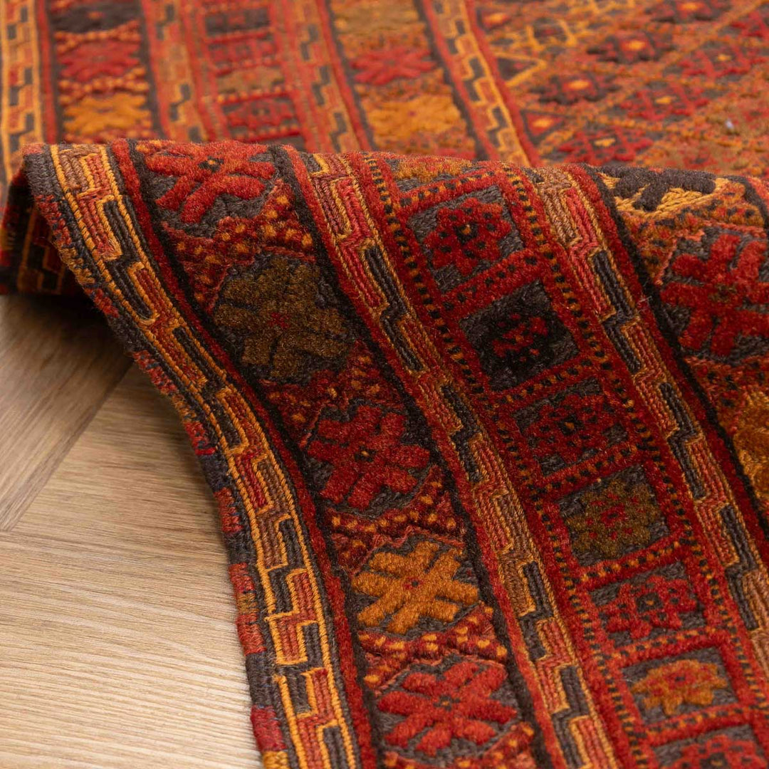 שטיח אוזבקי 00 אדום 186*157 | Uzbek