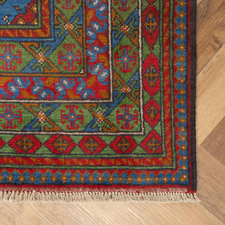 שטיח אפגני בוכרה 00 כחול 238*172 | Bokhara Rug