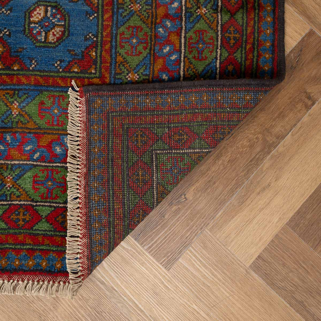 שטיח אפגני בוכרה 00 כחול 238*172 | Bokhara Rug