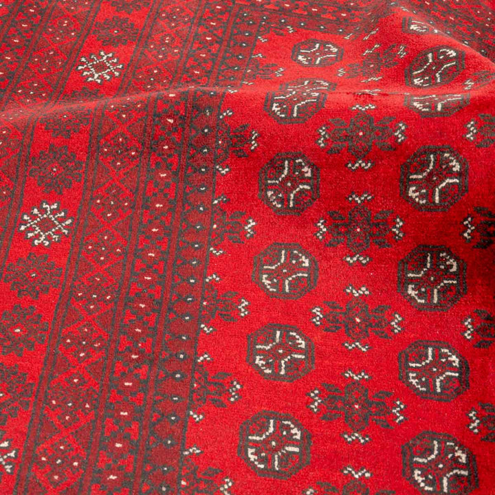 שטיח אפגני בוכרה 00 אדום 244*163 | Bokhara Rug