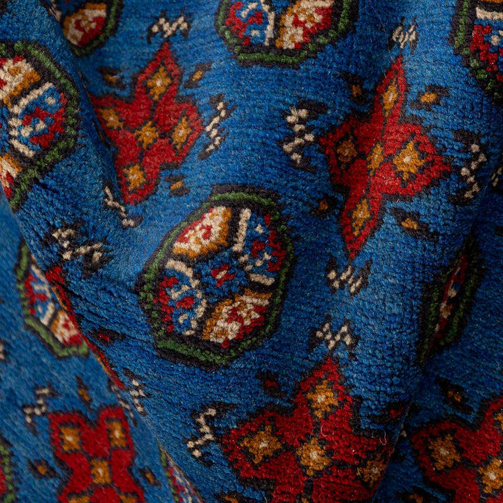 שטיח אפגני בוכרה 00 כחול 238*172 | Bokhara Rug