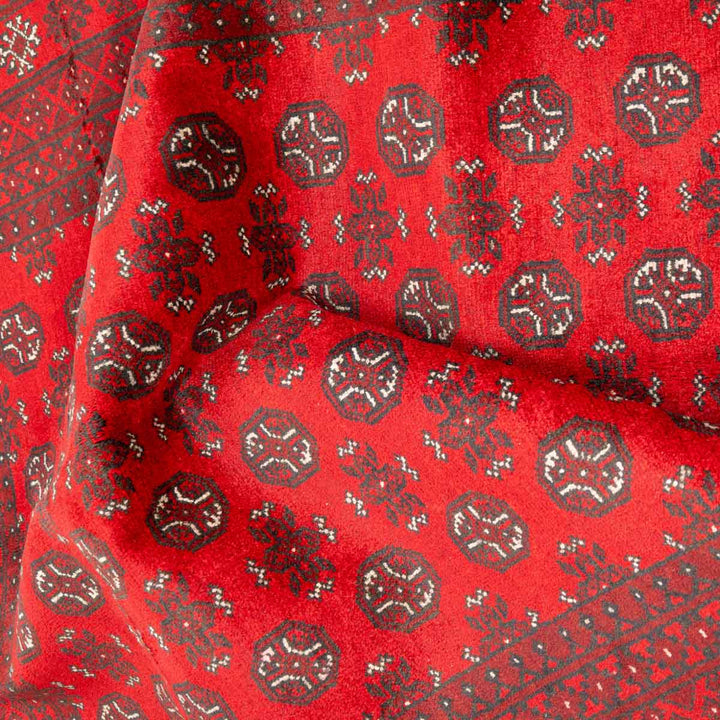 שטיח אפגני בוכרה 00 אדום 244*163 | Bokhara Rug