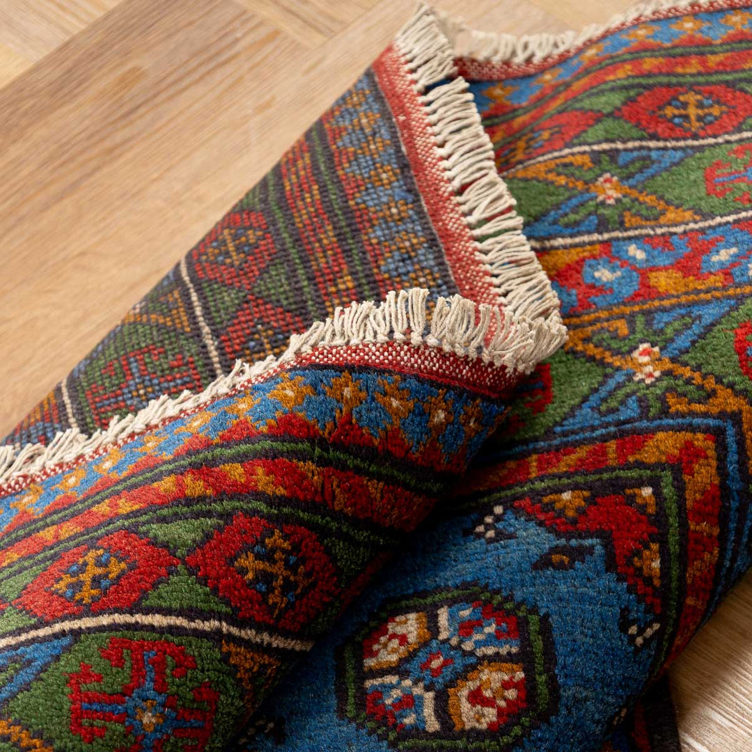 שטיח אפגני בוכרה 00 כחול 238*172 | Bokhara Rug