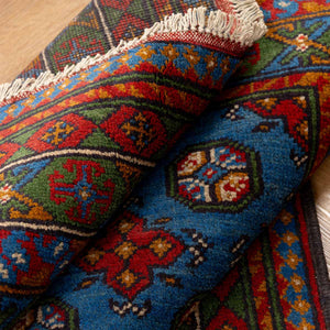 שטיח אפגני בוכרה 00 כחול 238*172 | Bokhara Rug