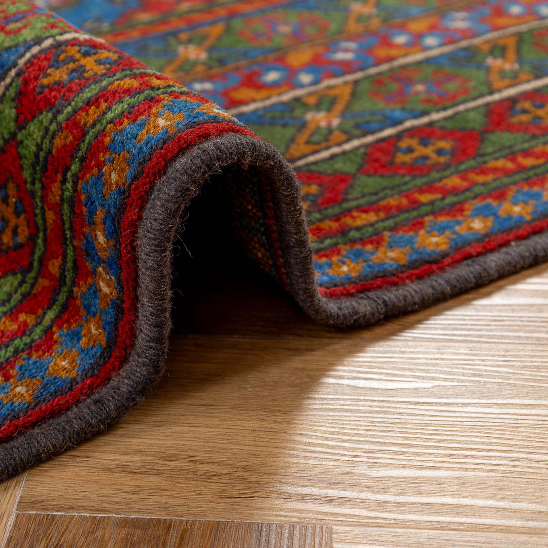 שטיח אפגני בוכרה 00 כחול 238*172 | Bokhara Rug