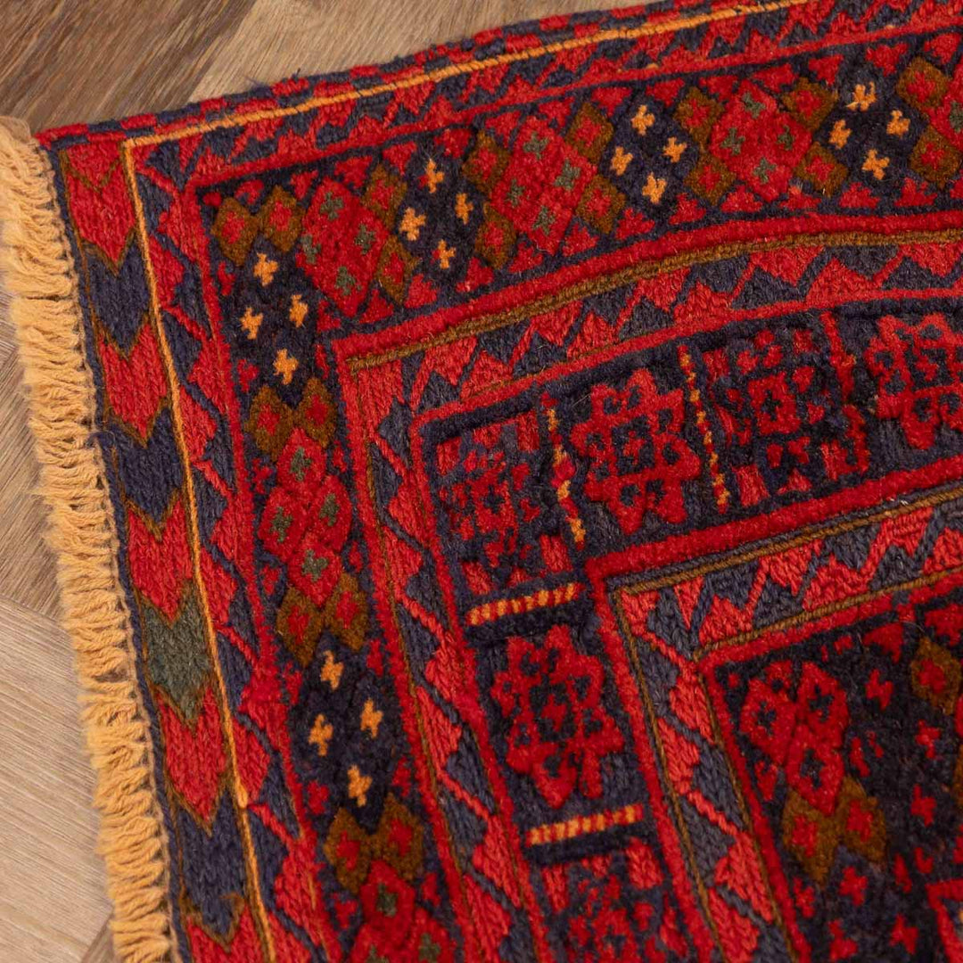 שטיח אוזבקי 00 אדום 185*147 | Uzbek