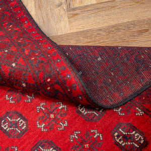 שטיח אפגני בוכרה 00 אדום 239*168 | Bokhara Rug