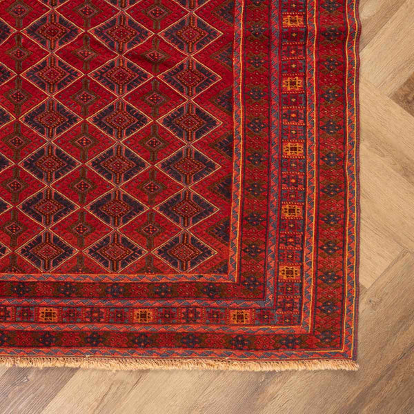 שטיח אוזבקי 00 אדום 195*152 | Uzbek
