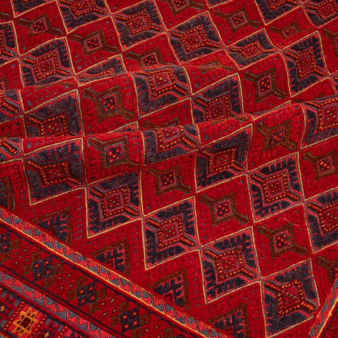 שטיח אוזבקי 00 אדום 195*152 | Uzbek