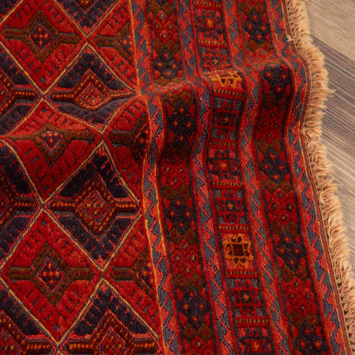 שטיח אוזבקי 00 אדום 195*152 | Uzbek