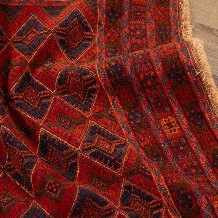 שטיח אוזבקי 00 אדום 195*152 | Uzbek