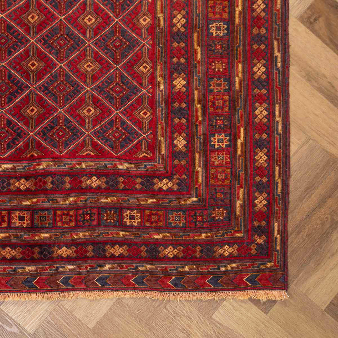 שטיח אוזבקי 00 אדום 213*152 | Uzbek