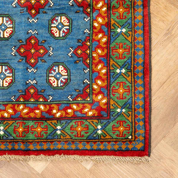 שטיח  אפגני בוכרה 00 כחול 202*83 | Bokhara Rug