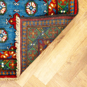 שטיח  אפגני בוכרה 00 כחול 202*83 | Bokhara Rug