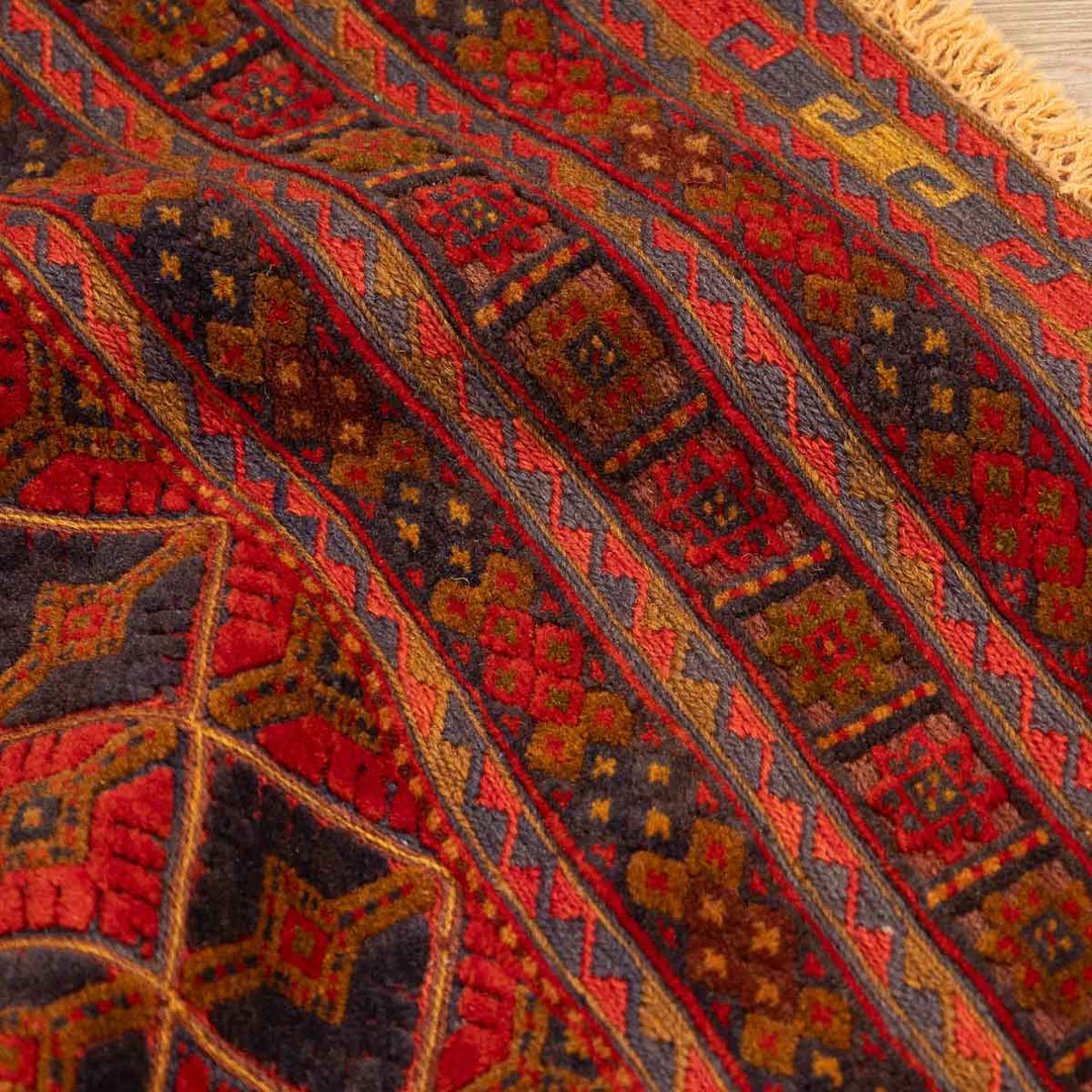 שטיח אוזבקי 00 אדום 182*157 | Uzbek