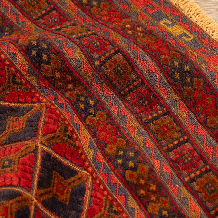 שטיח אוזבקי 00 אדום 182*157 | Uzbek