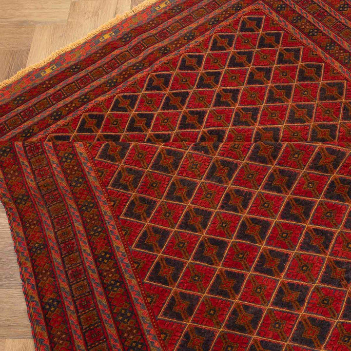 שטיח אוזבקי 00 אדום 182*157 | Uzbek