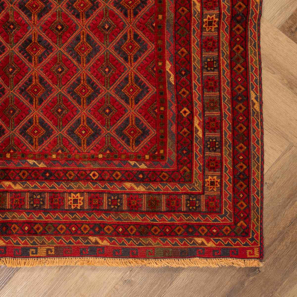 שטיח אוזבקי 00 אדום 197*147 | Uzbek