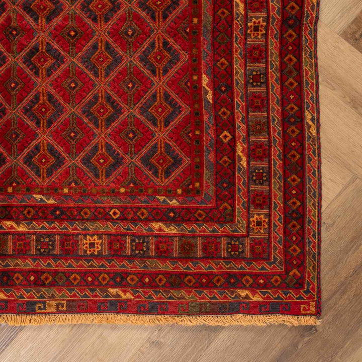 שטיח אוזבקי 00 אדום 197*147 | Uzbek