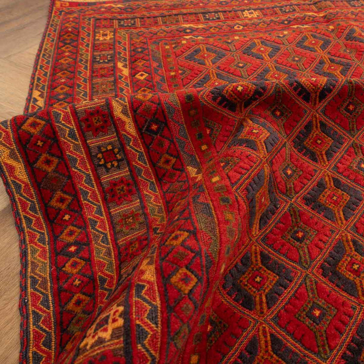 שטיח אוזבקי 00 אדום 197*147 | Uzbek