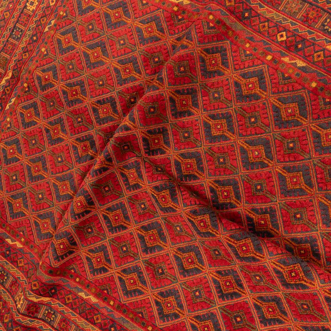 שטיח אוזבקי 00 אדום 197*147 | Uzbek