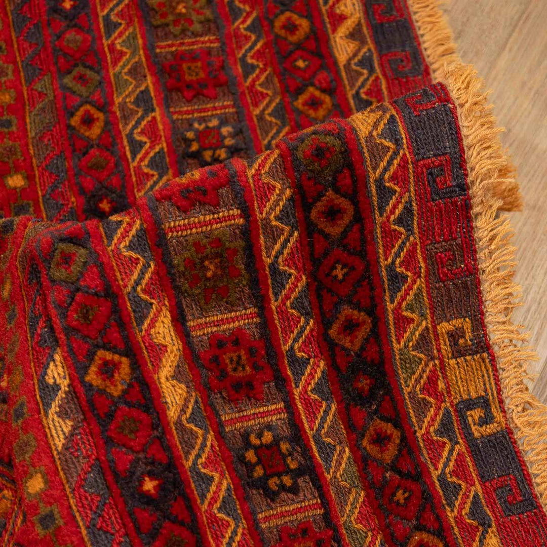 שטיח אוזבקי 00 אדום 197*147 | Uzbek