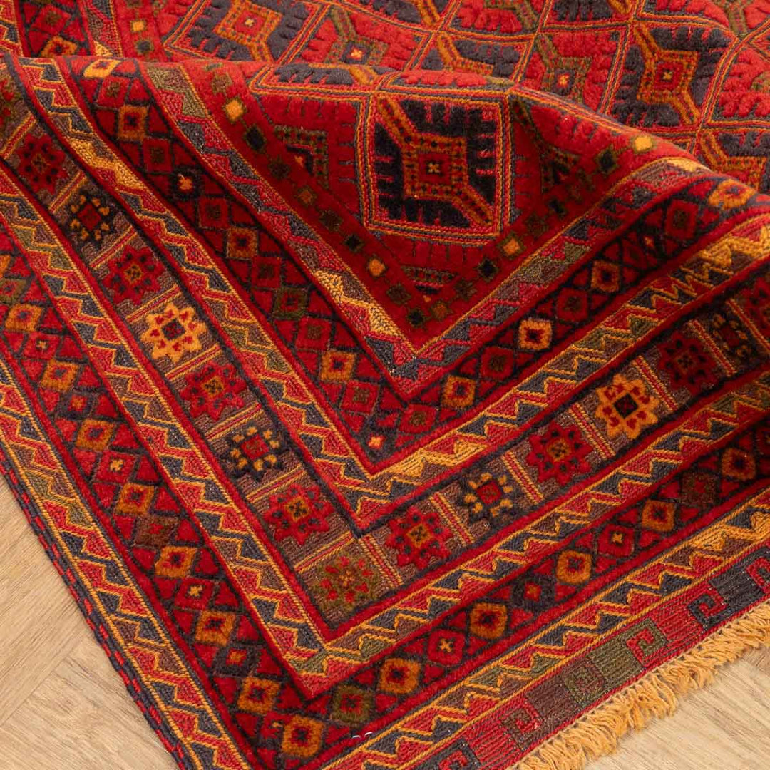 שטיח אוזבקי 00 אדום 197*147 | Uzbek