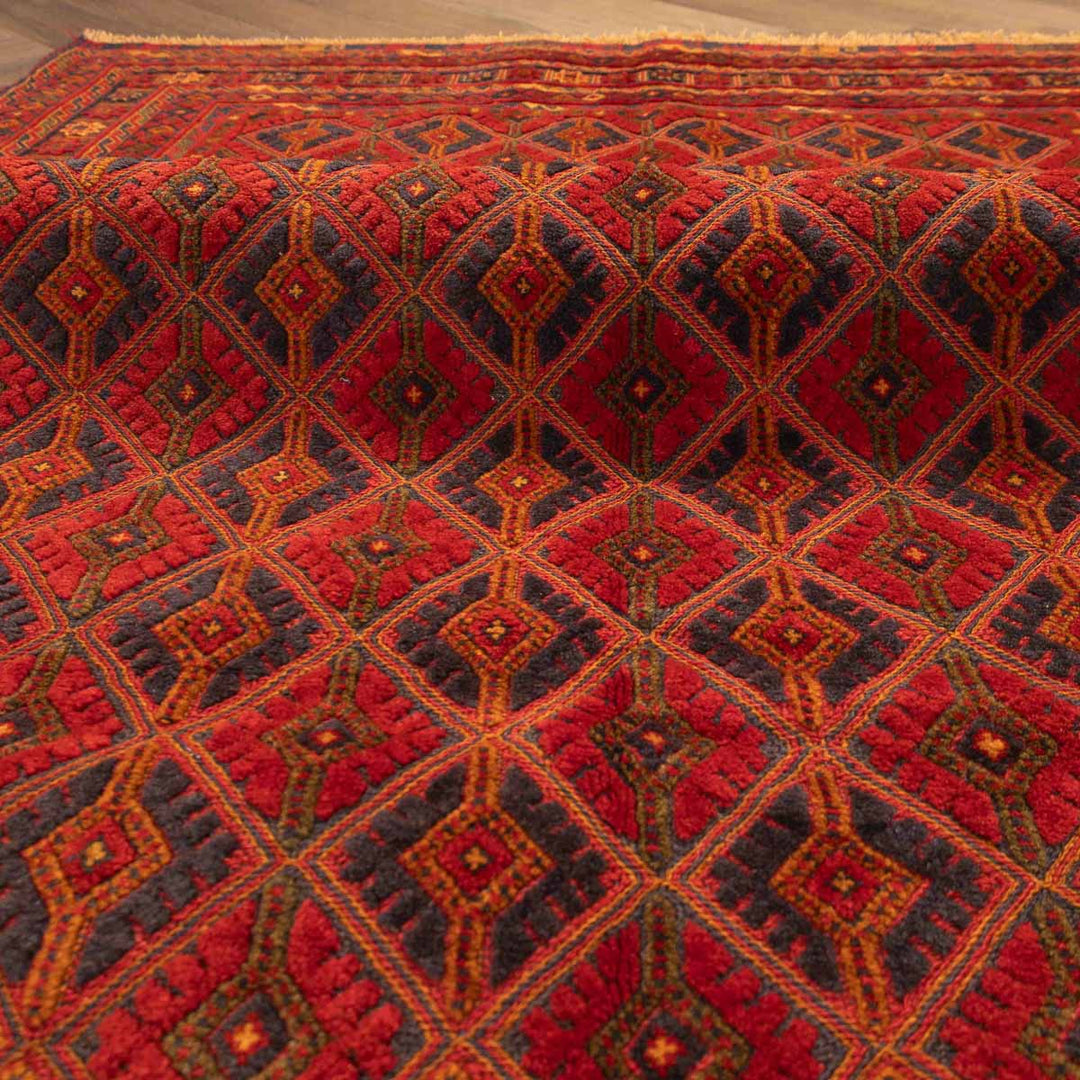 שטיח אוזבקי 00 אדום 197*147 | Uzbek