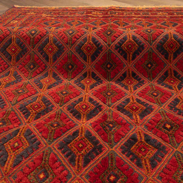 שטיח אוזבקי 00 אדום 197*147 | Uzbek