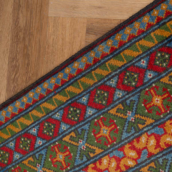 שטיח אפגני בוכרה 00 כחול 292*206 | Bokhara Rug