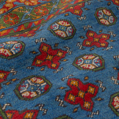 שטיח אפגני בוכרה 00 כחול 292*206 | Bokhara Rug