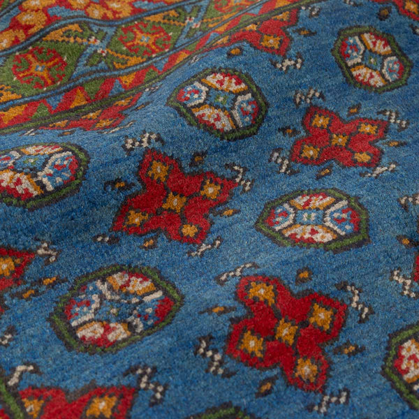 שטיח אפגני בוכרה 00 כחול 292*206 | Bokhara Rug