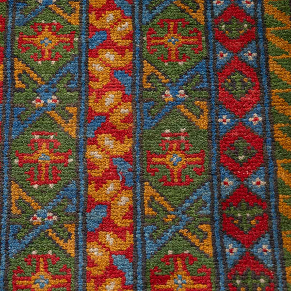 שטיח אפגני בוכרה 00 כחול 292*206 | Bokhara Rug