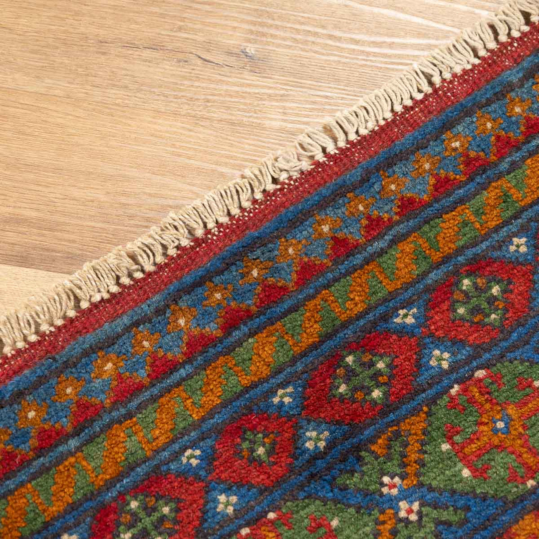 שטיח אפגני בוכרה 00 כחול 300*201 | Bokhara Rug