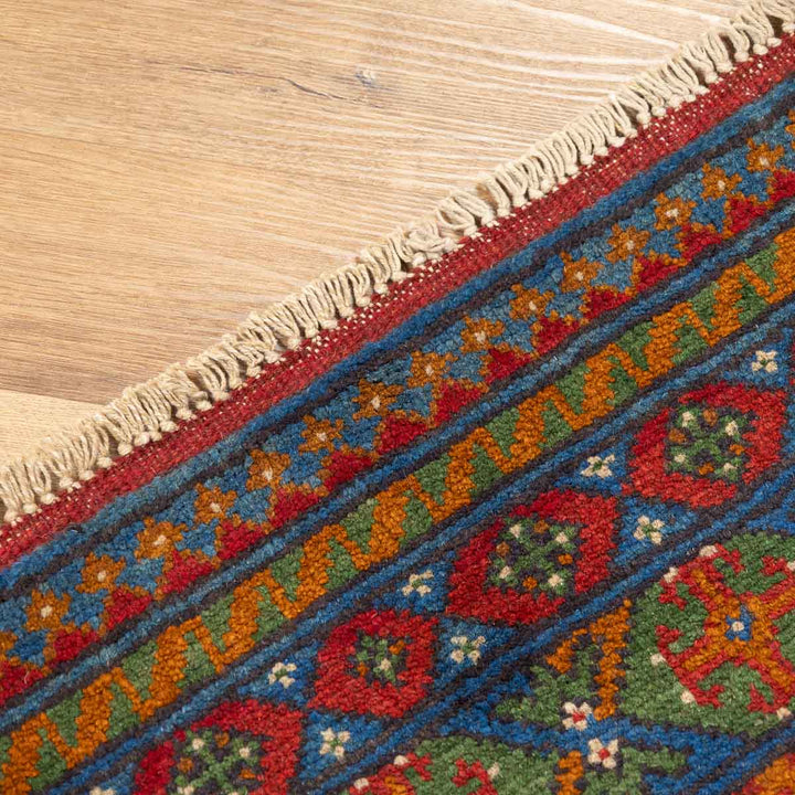 שטיח אפגני בוכרה 00 כחול 300*201 | Bokhara Rug