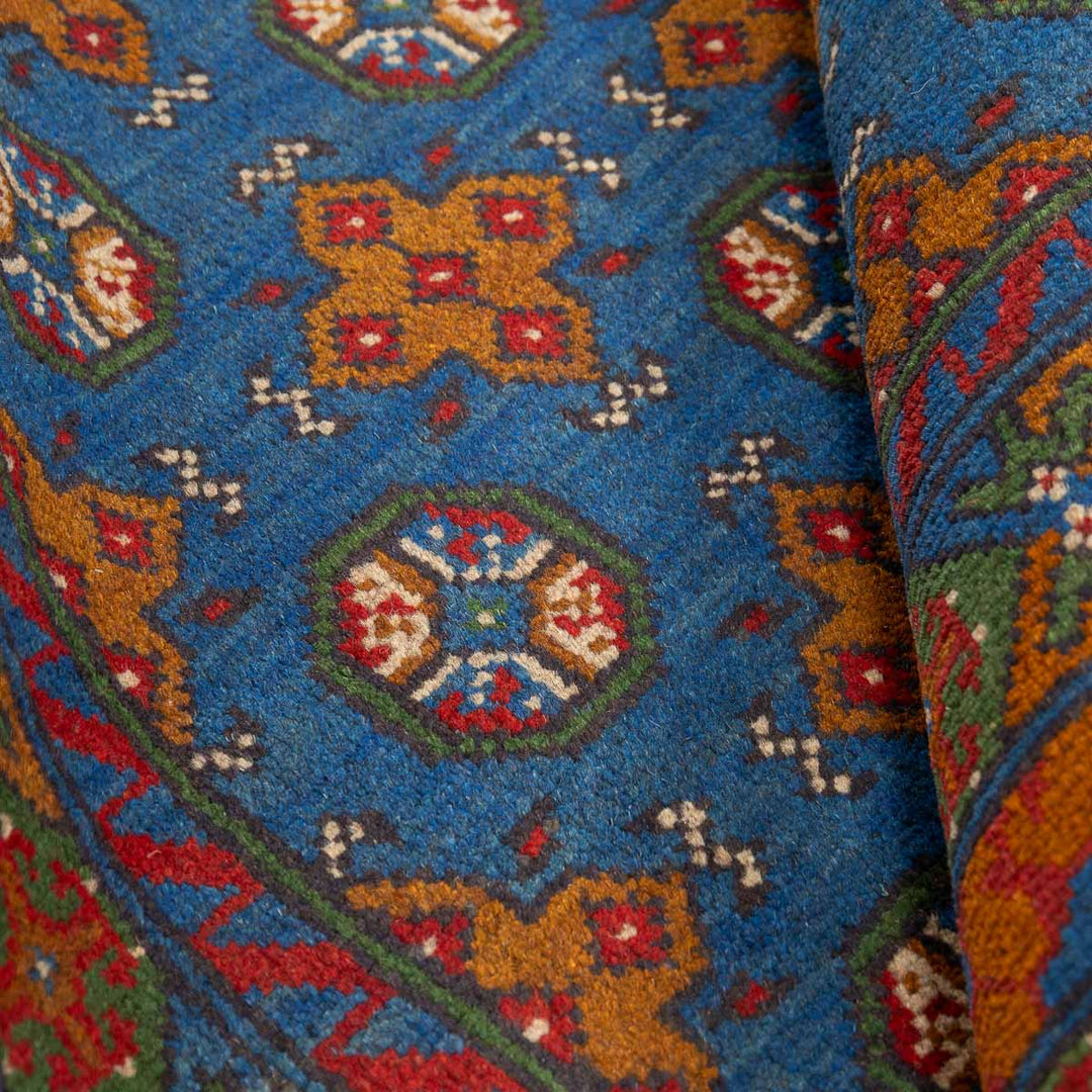 שטיח אפגני בוכרה 00 כחול 300*201 | Bokhara Rug