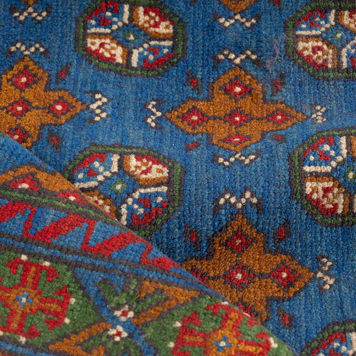 שטיח אפגני בוכרה 00 כחול 300*201 | Bokhara Rug