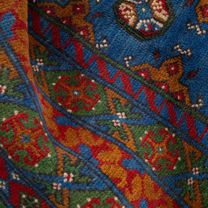 שטיח אפגני בוכרה 00 כחול 300*201 | Bokhara Rug