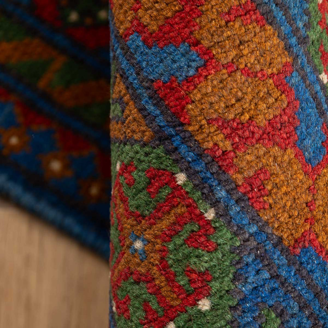 שטיח אפגני בוכרה 00 כחול 300*201 | Bokhara Rug