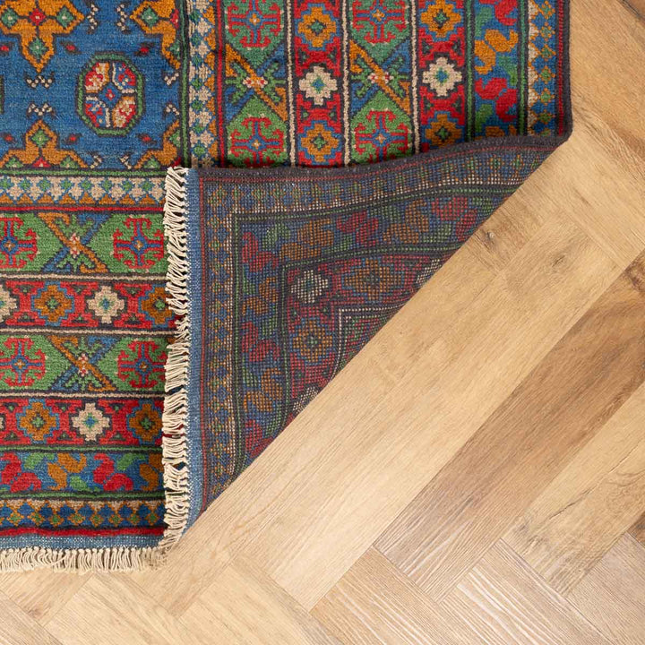 שטיח אפגני בוכרה 00 כחול 297*201 | Bokhara Rug