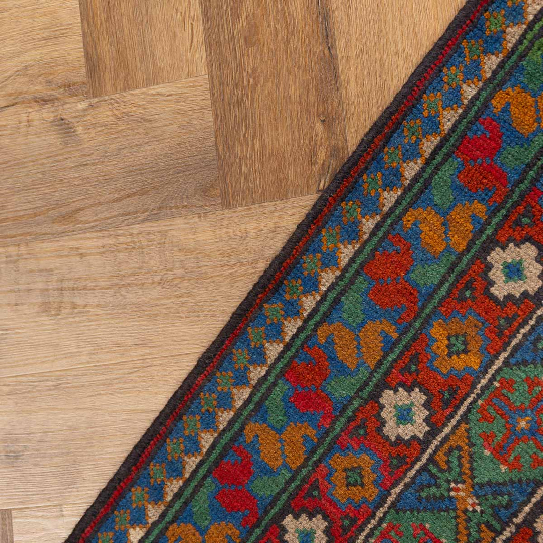 שטיח אפגני בוכרה 00 כחול 297*201 | Bokhara Rug