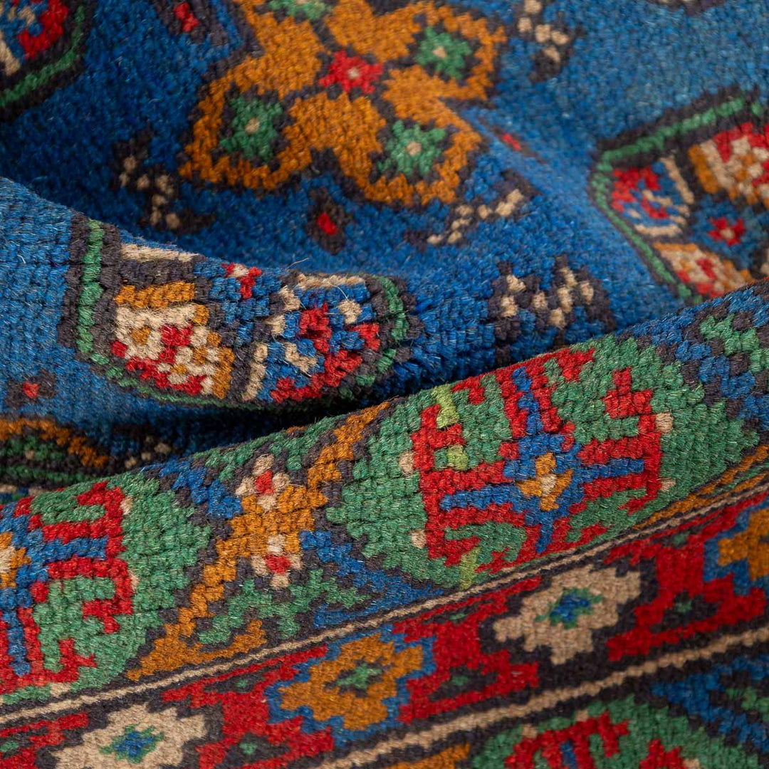 שטיח אפגני בוכרה 00 כחול 297*201 | Bokhara Rug